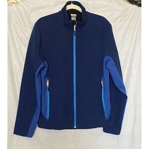 Champion C9 Jacket Womens Sz Small Blue Full Zip Long Sleeve Lightweight